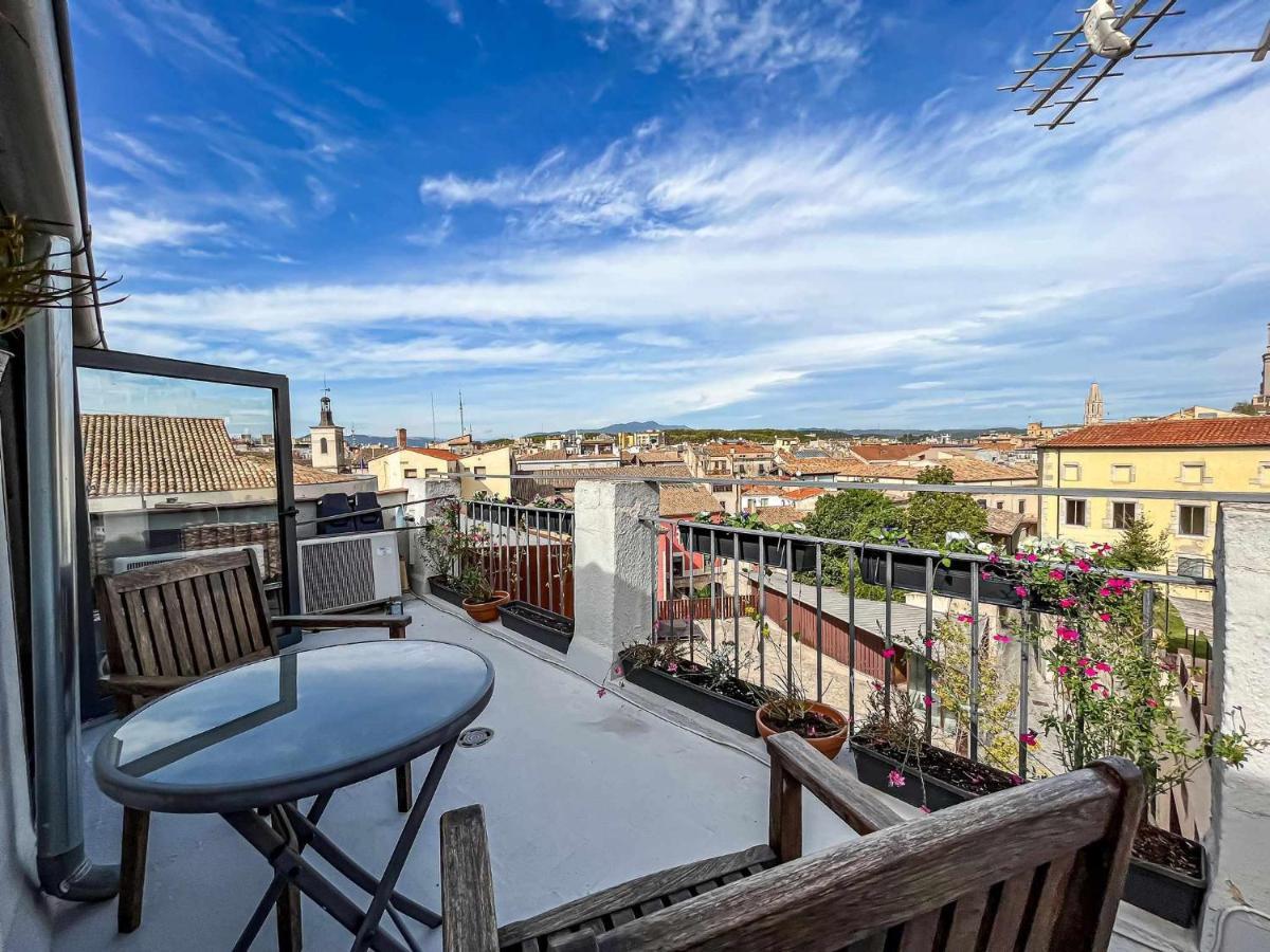 Romantic Duplex With Terrace And Great Views Gerona Exterior foto